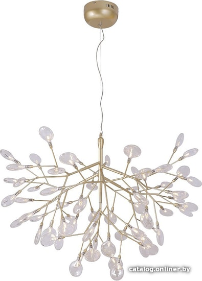 

Подвесная люстра Crystal Lux Evita SP63 Gold/Transparent