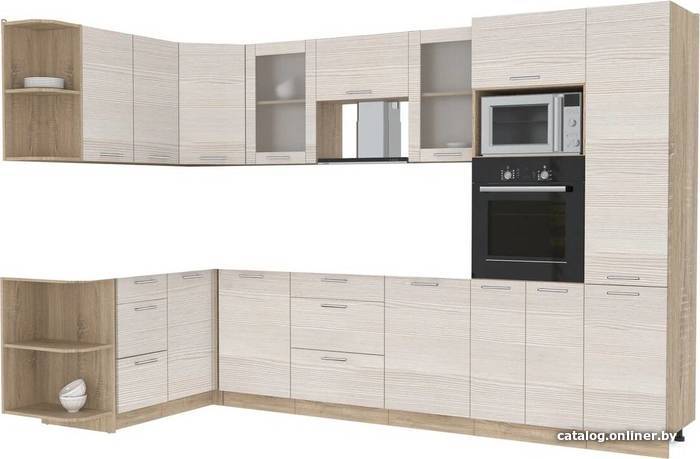

Готовая кухня Интерлиния Мила 1.68x3.2 левая без столешницы (вудлайн кремовый/вудлайн кремовый)