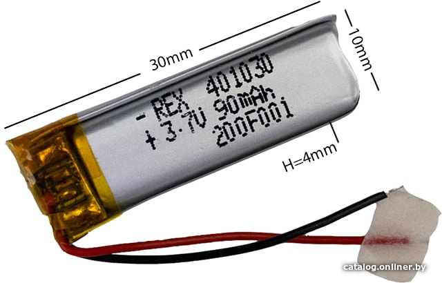 

Аккумулятор Bebat 401030 со шлейфом 2pin