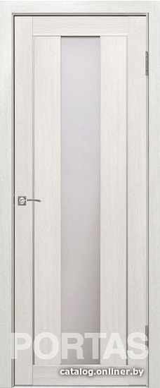 

Межкомнатная дверь Portas S25 90x200 (французский дуб, стекло мателюкс матовое)