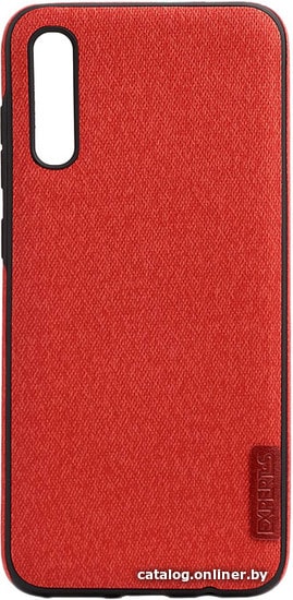 

Чехол для телефона EXPERTS Textile Tpu для Samsung Galaxy A70 (красный)