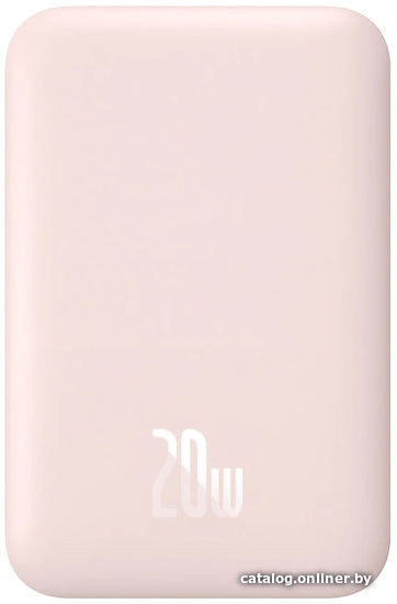 

Внешний аккумулятор Baseus Magnetic Wireless PPCX020004 6000mAh (розовый)