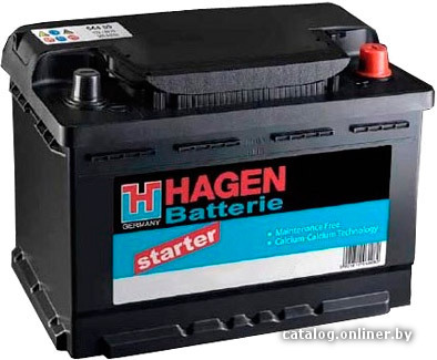 

Автомобильный аккумулятор Hagen Starter 55559 (55 А·ч)