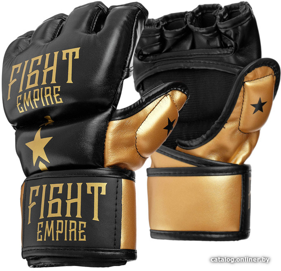 

Тренировочные перчатки Fight Empire 4153979 (M, черный/золотистый)