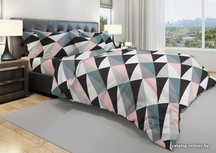 

Постельное белье СонМаркет Акцент под. 200x215 пр. 220x240 нав. 2 шт. 50x70