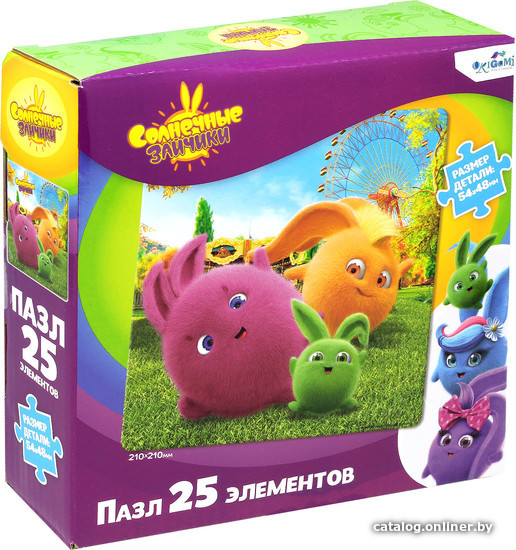 

Мозаика/пазл Origami Game Maxi Солнечные зайчики. Зайчики-мальчики 06543