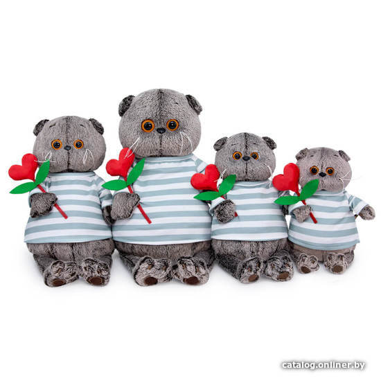 

Классическая игрушка BUDI BASA Collection Басик с сердцем из фетра Ks22-193 (22 см)