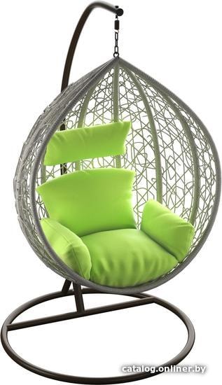 

Подвесное кресло LoftyHome Noni 1147 (grey spots/green)