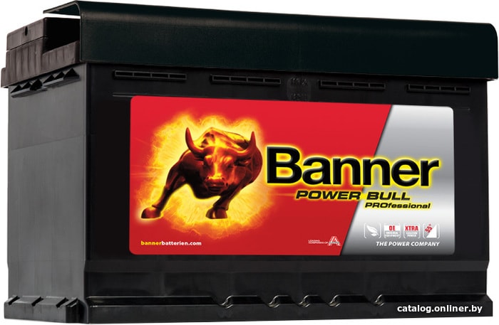 

Автомобильный аккумулятор Banner Power Bull PROfessional P77 42 (77 А·ч)