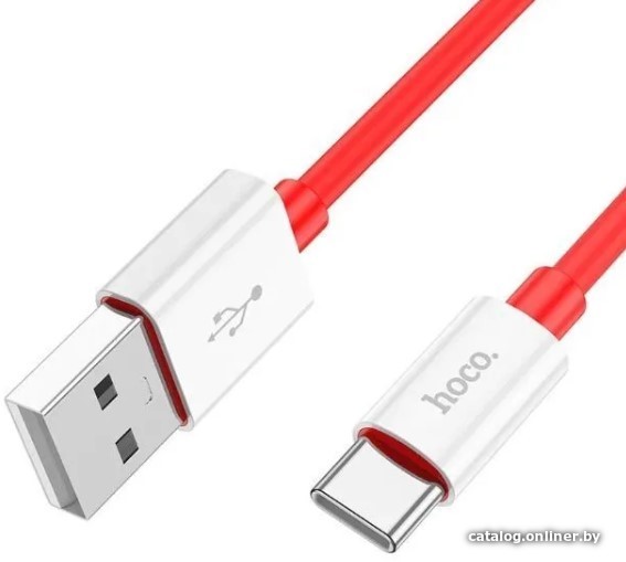 

Кабель Hoco X87 Magic USB Type-A - USB Type-C (1 м, красный)