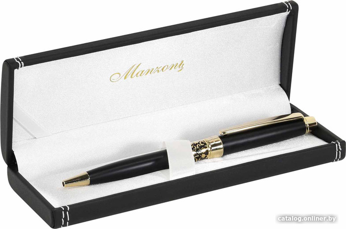 

Ручка шариковая Manzoni Venezia с футляром VEN52TM-BM