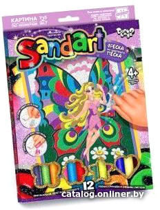 

Фреска Danko Toys Sand Art Фреска из песка. Фея SA-01-09