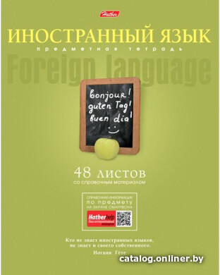 

Тетрадь предметная Hatber Коллекция знаний. Иностранный язык 48Т5лВd1_17876 (48 л)