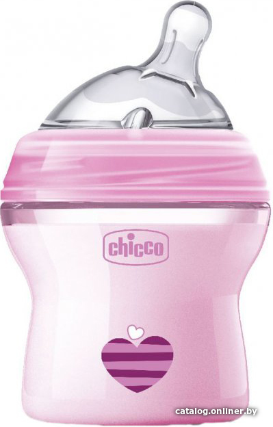 

Бутылочка для кормления Chicco Natural Feeling 00080811110000 (150 мл, розовый)