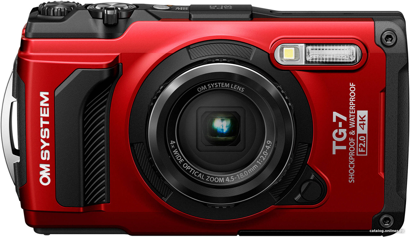 

Фотоаппарат Olympus Tough TG-7 (красный)