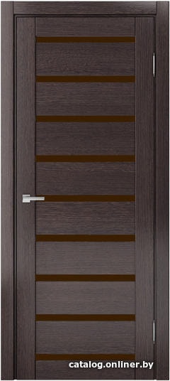 

Межкомнатная дверь MDF-Techno Dominika Classic 102 90x200 (дуб серый, лакобель коричневый)