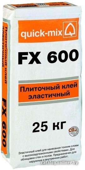 

Клей для плитки Quick-Mix FX 600 (25 кг)