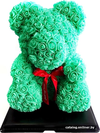 

Цветы, букеты Teddy Rose Bear Мишка из роз 40 см (тиффани)