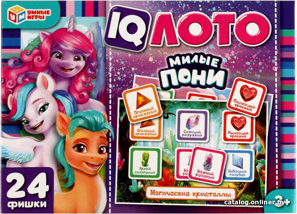 

Настольная игра Умные игры Милые пони. IQ-лото 4650250529132