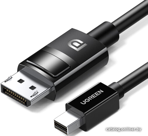

Кабель Ugreen DP117 80663 miniDisplayPort - DisplayPort (1.5 м, черный)