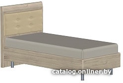 

Кровать Лером КР-2855 120x200 (гикори джексон светлый)