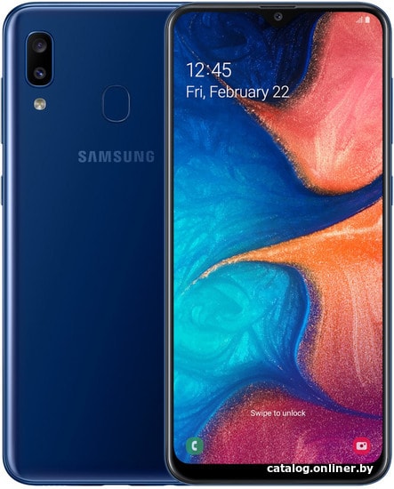 

Смартфон Samsung Galaxy A20 3GB/32GB (синий)