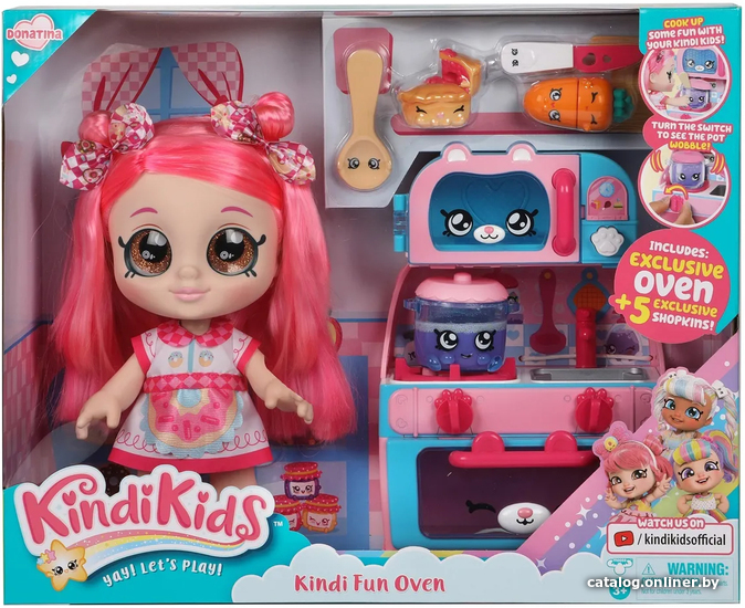 

Кукла Kindi Kids Донатина с кухней 39275