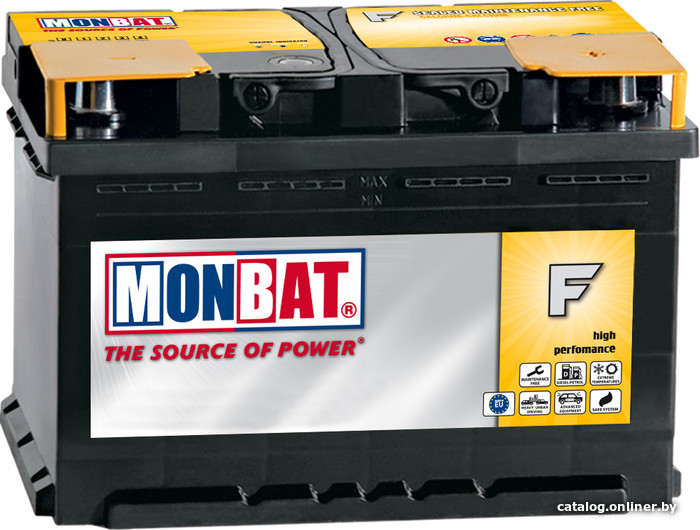 

Автомобильный аккумулятор Monbat F (60 А·ч) R (низкий)