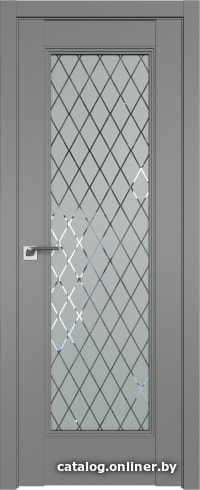 

Межкомнатная дверь ProfilDoors 65U 70x200 (грей/стекло матовое ромб)