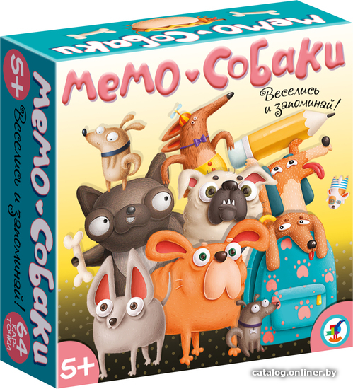 

Детская настольная игра Дрофа-Медиа Мемо. Собаки 4244