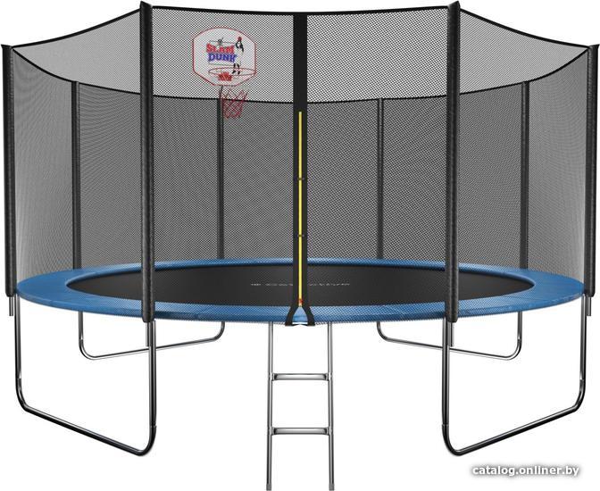 

Батут GetActive Jump 14ft - 435 см лестница, сетка, кольцо (синий)