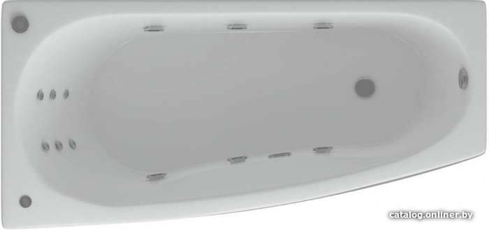 

Ванна Aquatek Пандора 160x75 (с экраном и каркасом, излив справа)
