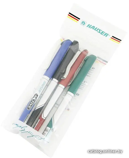

Набор гелевых ручек HAUSER Active H6068GSET (4 шт)