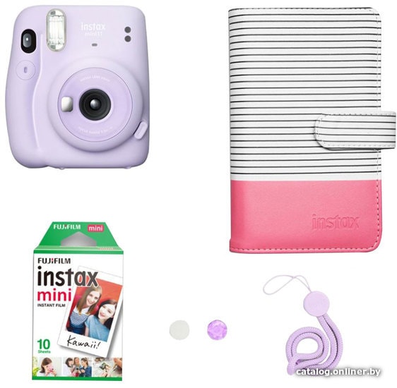 

Фотоаппарат Fujifilm Instax Mini 11 Geometric Set (фиолетовый)