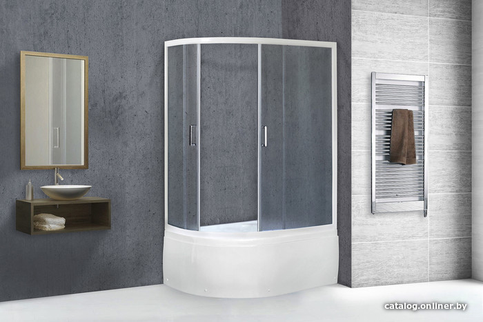 

Душевой уголок Royal Bath RB8120BK-C-R 120x80