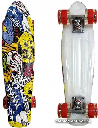 

Пенниборд Display Penny Board 21" LED (joker/red)