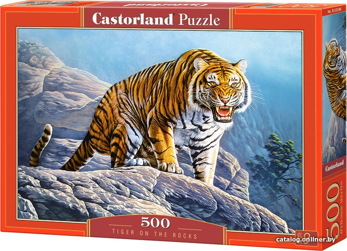 

Пазл Castorland Тигр на скалах