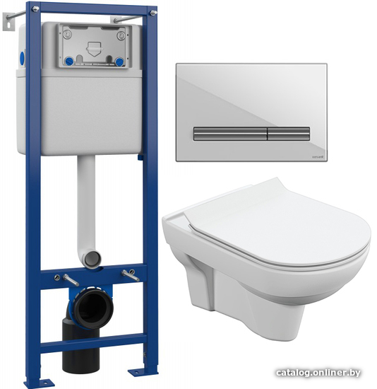 

Унитаз Cersanit City New Clean On + S-IN-MZ-VECTOR + P-BU-PIL/Whg/Gl