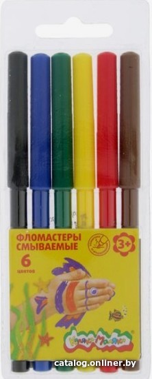 

Фломастеры Каляка-Маляка ФКРКМ06 (6 цв)