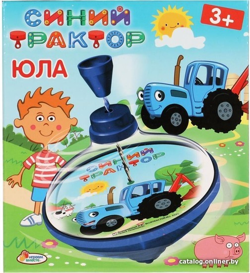

Развивающая игрушка Играем вместе Синий трактор 1506K496-R3