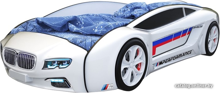 

Кровать-машина КарлСон Roadster БМВ 162x80 (белый)