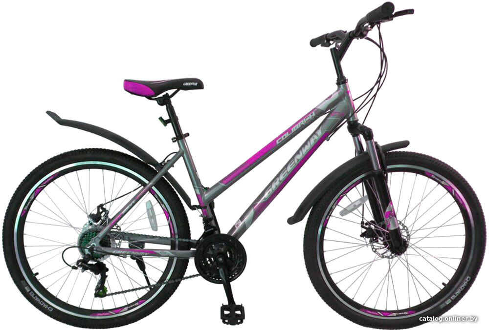 

Велосипед Greenway Colibri-H 29 2019 (серый/розовый)