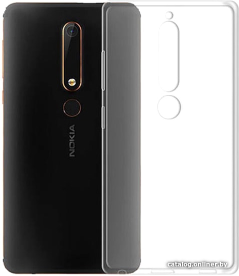 

Чехол для телефона KST для Nokia 6.1 2018 (прозрачный)