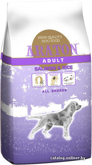 

Сухой корм для собак Araton dog Adult Salmon & Rice 15 кг