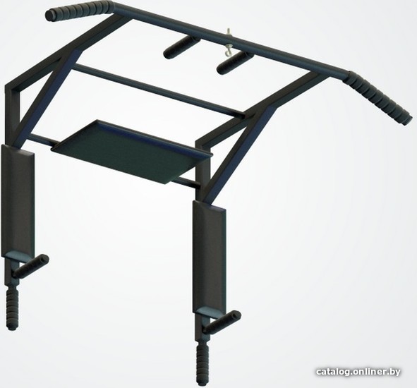 

Турник с брусьями Spektr Sport Стоун цельносварной (черный)