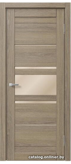 

Межкомнатная дверь MDF-Techno Dominica 131 50x200 (Nomad коньяк, стекло лакобель кремовый)