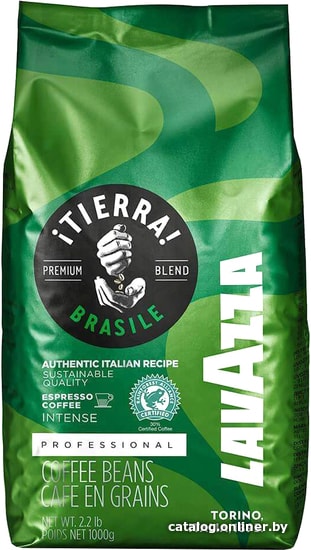 

Кофе Lavazza Tierra Brazil Intense в зернах 1000 г