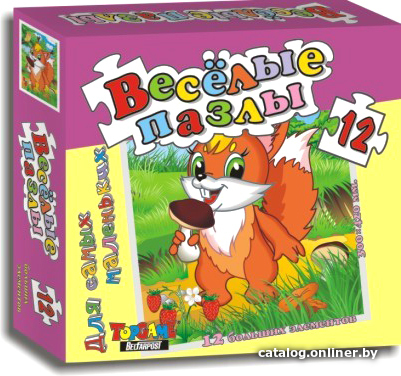 

Мозаика/пазл Topgame Веселые пазлы Белочка 00690