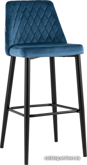 

Стул Stool Group Диего велюр барный (пыльно-синий)