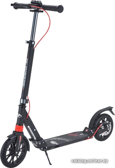 

Двухколесный подростковый самокат Tech Team City Scooter Disk Brake 2020 (черный/красный)